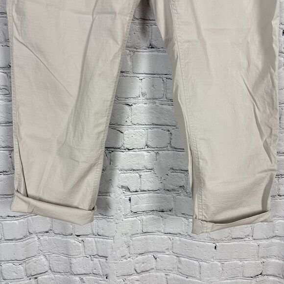 Vuori Womens Vintage Ripstop Pull On Pant Size XL in Light Gray Drawstring Waist - Picture 8 of 14